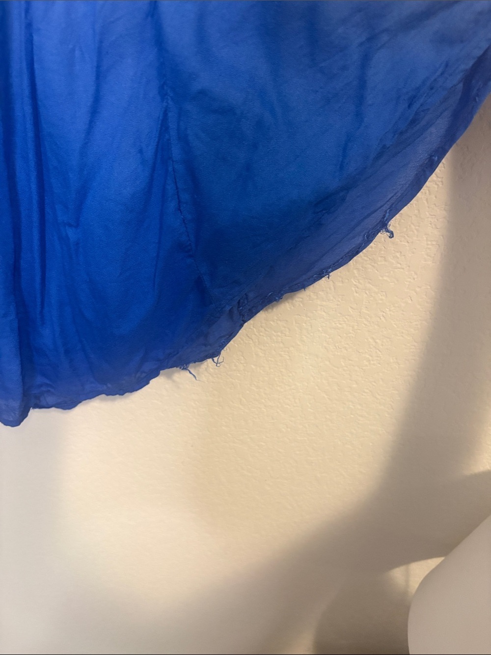 Relaxed White to Blue Ombre Tunic with Pintuck Front Lane Bryant - Picture 5 of 7